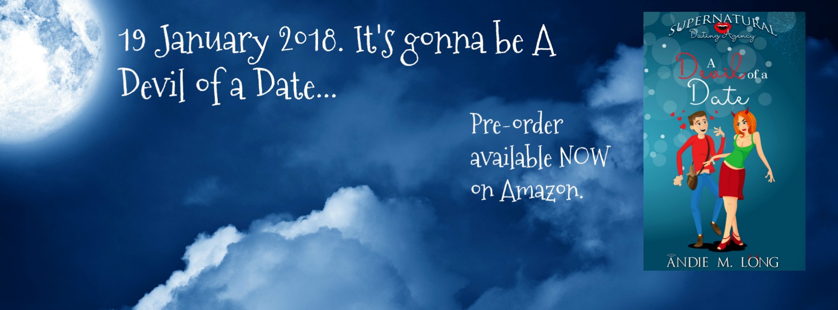 Book Review: A Devil of a Date (Supernatural Dating Agency Book 2) by Andie M. Long