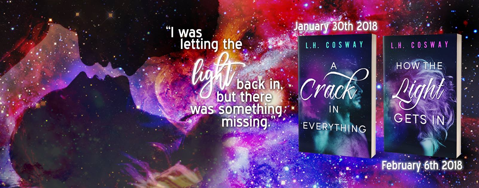 Series Book Review: Cracks Duet – A Crack In Everything #1 and How The Light Gets In #2 by L.H. Cosway