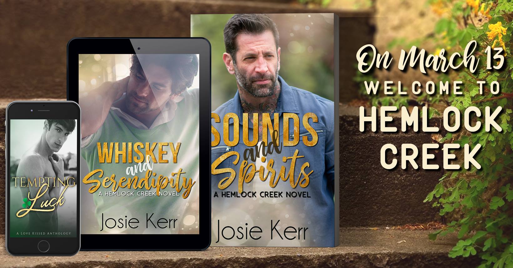 Book Review:  Sounds and Spirits (Hemlock Creek #2) by Josie Kerr