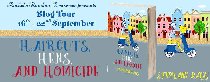 Book Review: Haircuts, Hens, and Homicide by Stephanie Dagg