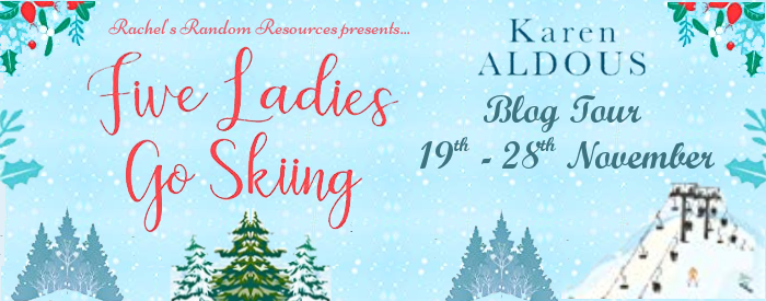 Book Review, Giveaway: Five Ladies Go Skiing by Karen Aldous