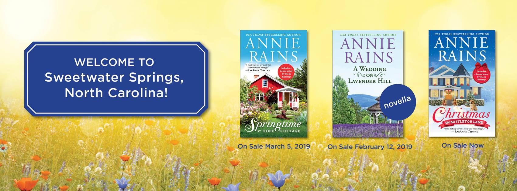 Book Review: Springtime at Hope Cottage (Sweetwater Springs #2) by Annie Rains