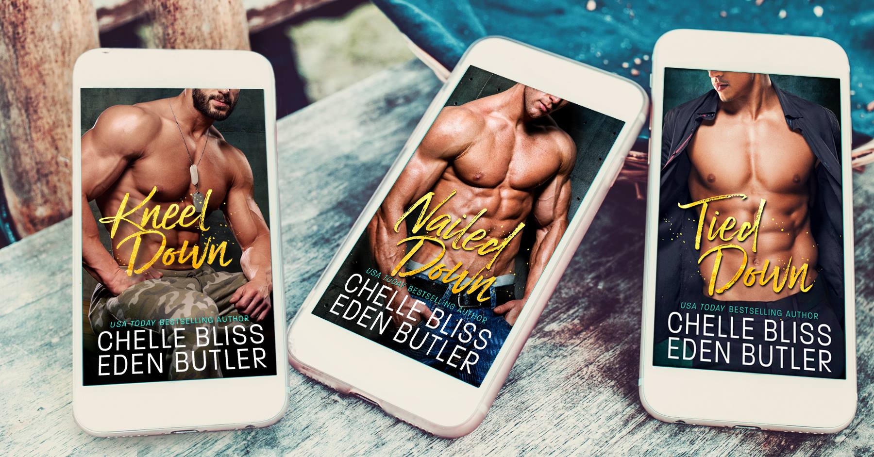 Book Review: Kneel Down (Nailed Down Book 3) by Chelle Bliss & Eden Butler
