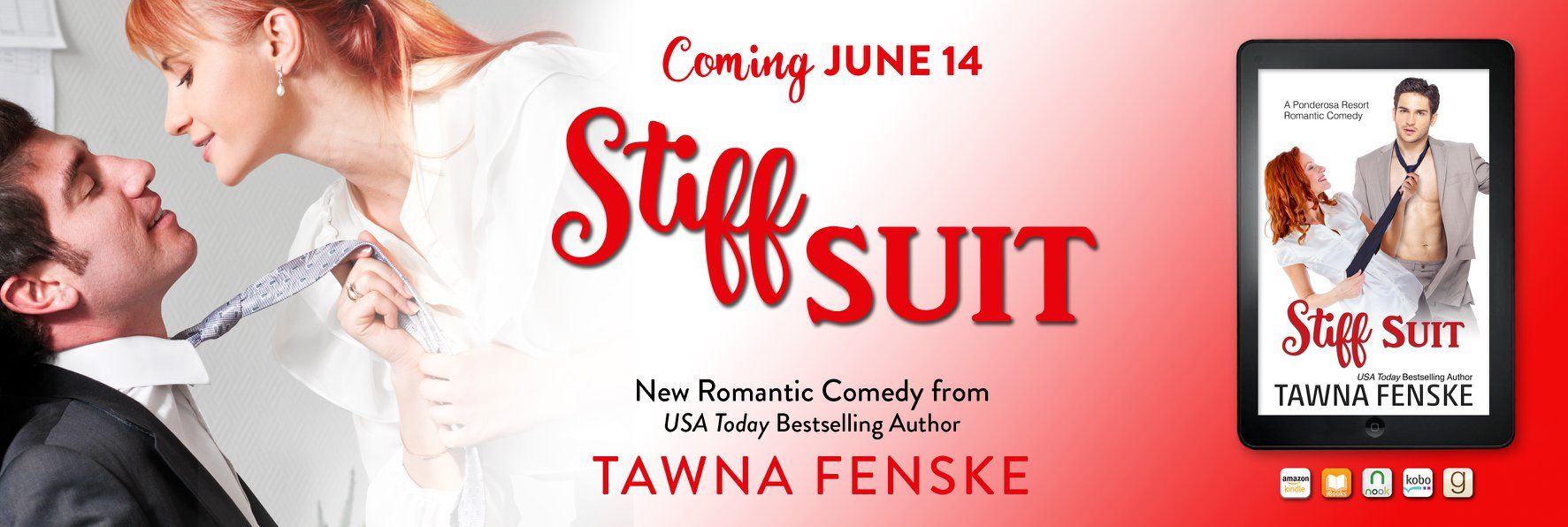 Book Review: Stiff Suit (Ponderosa Resort Romantic Comedies Book 5) by Tawna Fenske
