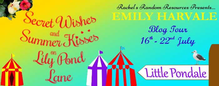 Book Review, Giveaway: Secret Wishes and Summer Kisses on Lily Pond Lane by Emily Harvale