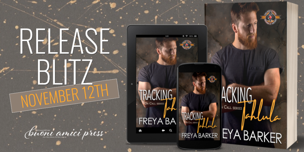 Book Review, Giveaway: Tracking Tahlula (On Call #3) by Freya Barker