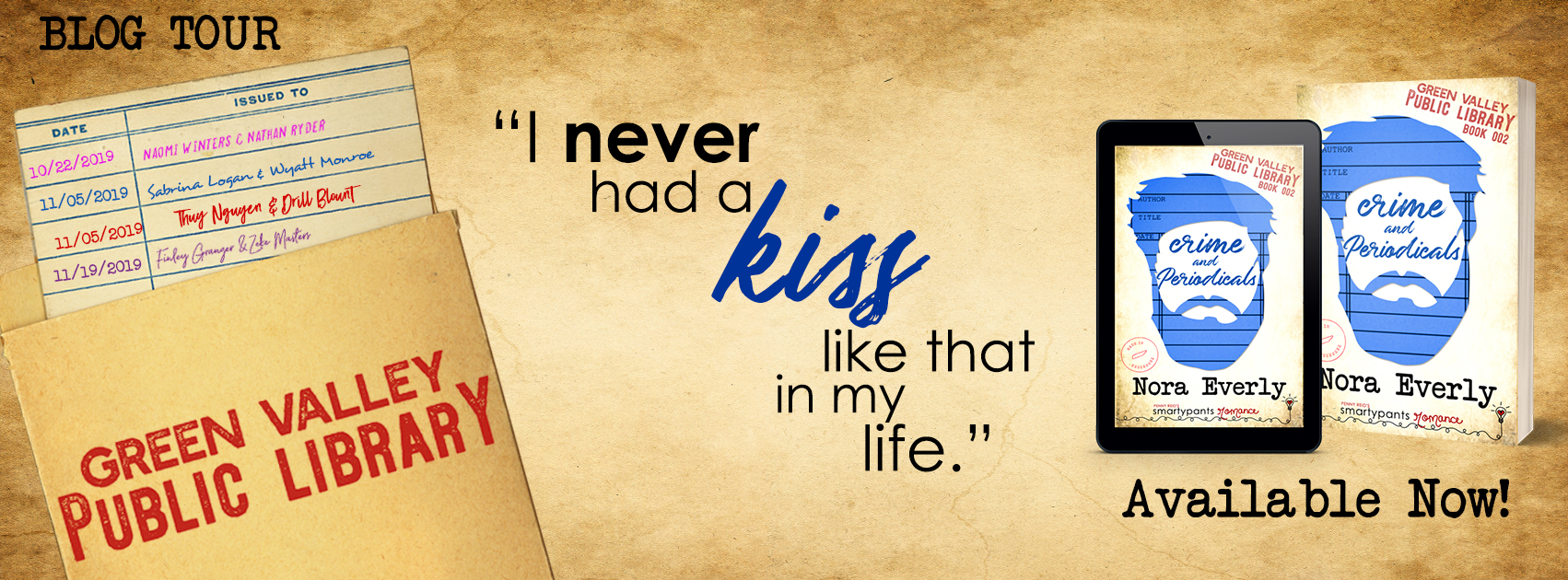 Book Review: Crime and Periodicals (Green Valley Library #2) by Nora Everly