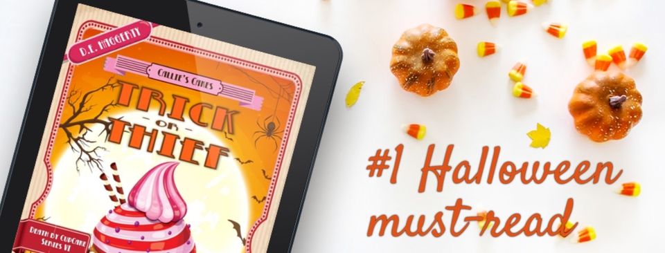 Book Review: Trick or Thief (Death by Cupcake #6) by D.E. Haggerty  @dehaggerty