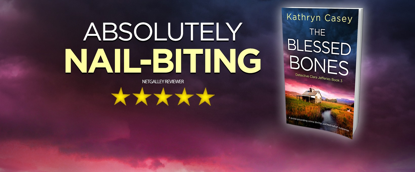 Book Review: The Blessed Bones (Detective Clara Jefferies #3) by Kathryn Casey @KathrynCasey  @Bookouture 