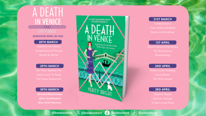 Book Review: A Death in Venice (Lady Eleanor Swift #17) by Verity Bright  @BrightVerity  @Bookouture 