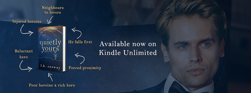 Book Review: Quietly Yours (Quiet Love Book 3) by L.H. Cosway   @l.h.cosway  @greyspromo